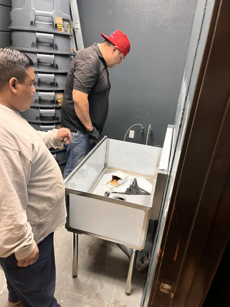 Commercial plumbing and sink installation in Socastee